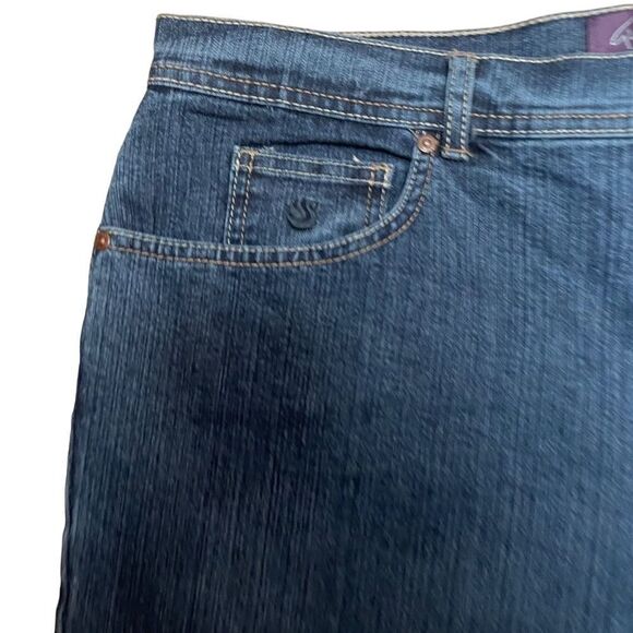 Gloria Vanderbilt Classic Fit Straight Leg Blue Jenas Size 18 NWT - Picture 8 of 9